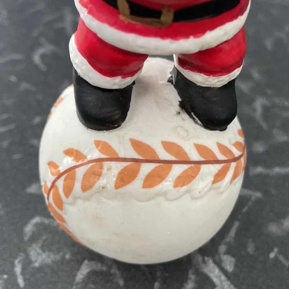 🍭6/$30 Santa Baseball Christmas Ornament